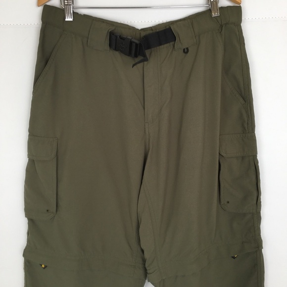 Boy Scouts Cargo Uniform Pants Shorts Convertible Green Hiking Zip Off Outdoor - Picture 3 of 14